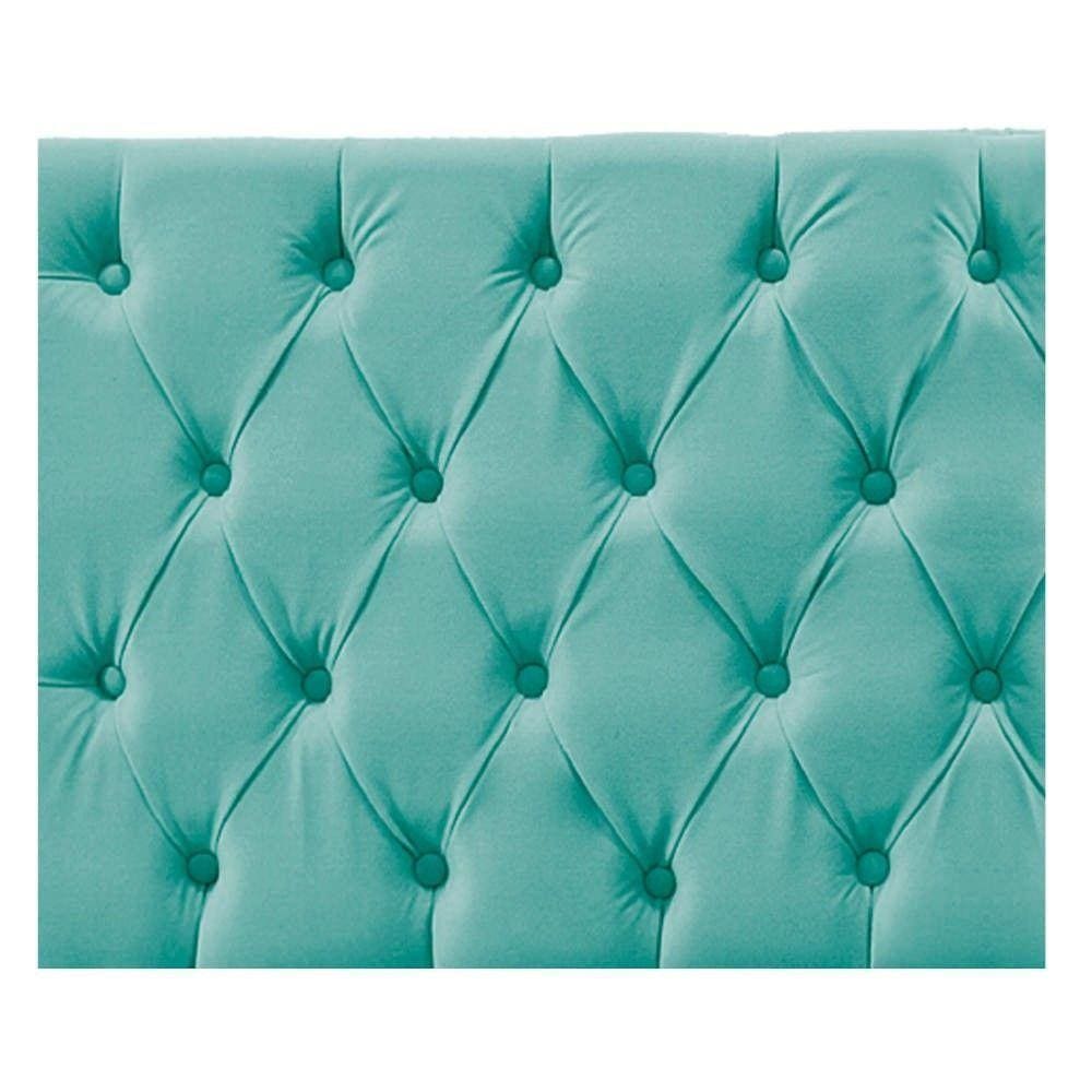 Cabeceira Sofia 195cm Azul Tiffany