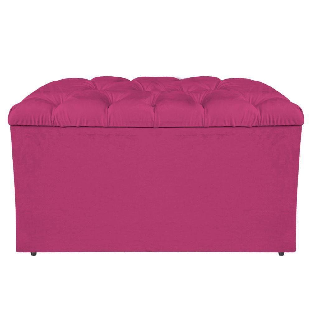 Calçadeira Liverpool 90cm Solteiro Suede Pink