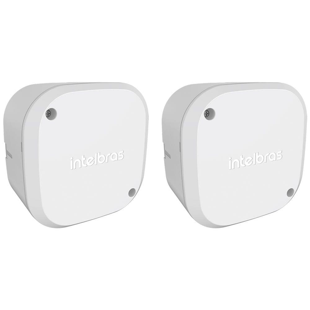 Kit 2 Caixas de Passagem Plástica Câmeras Bullet/Dome Interno VBOX 1100 Intelbras