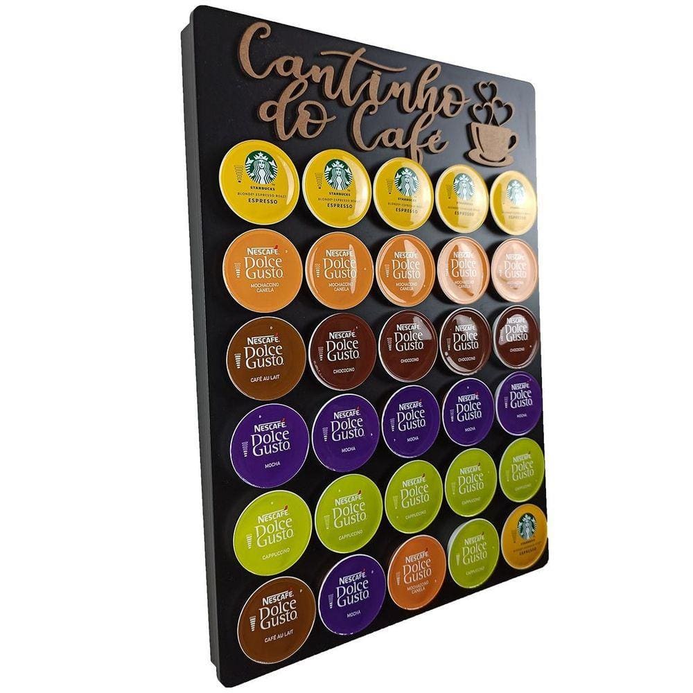 Porta Cápsulas Café Dolce Gusto - Preto - Cantinho Do Café