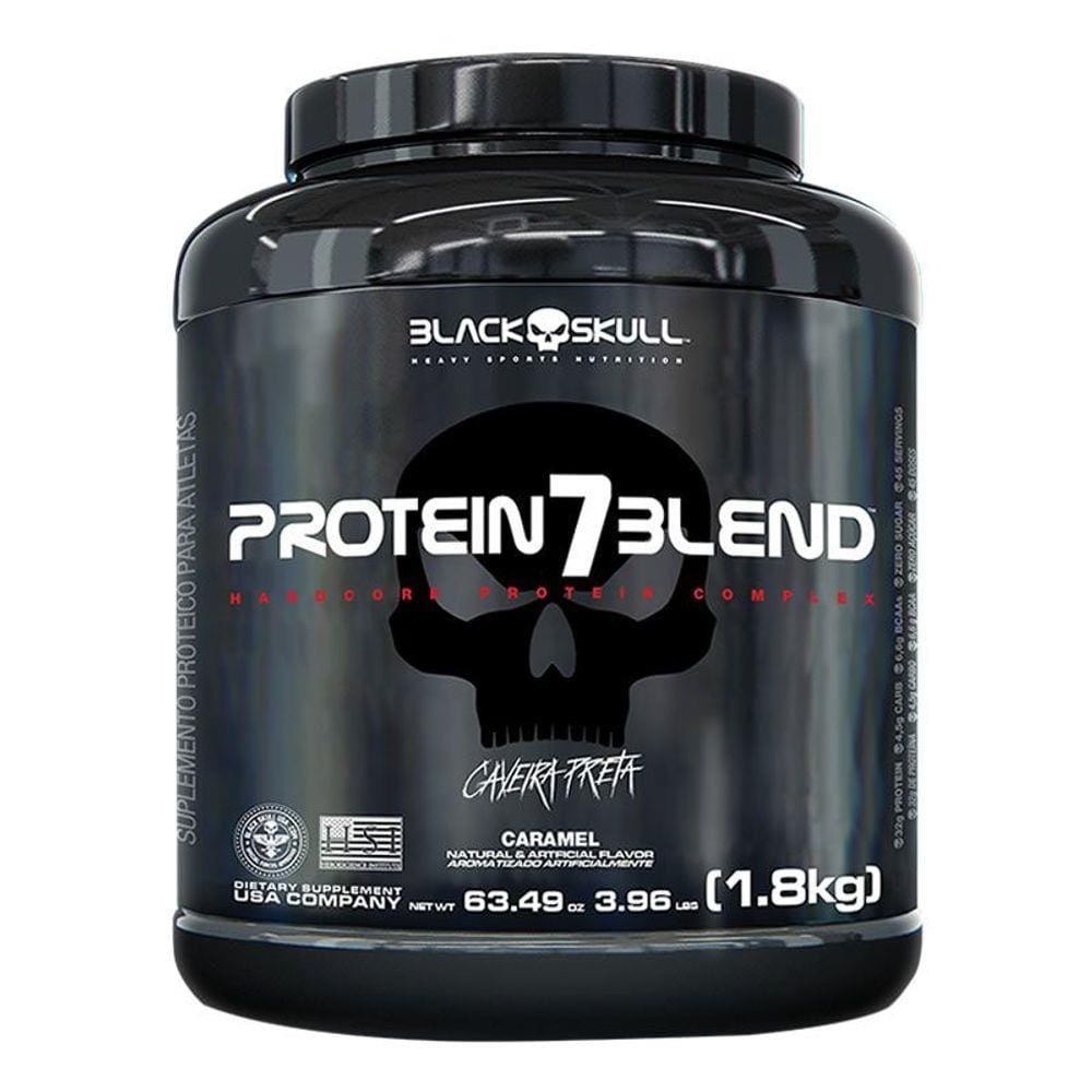 Protein 7 Blend 1,8 Kg - Black Skull (Caramelo)