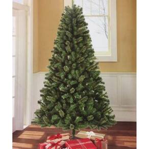 Árvore Natal Skiny 210cm 838 Galhos Enfeites Dourada Decorada Pisca-pisca  110v