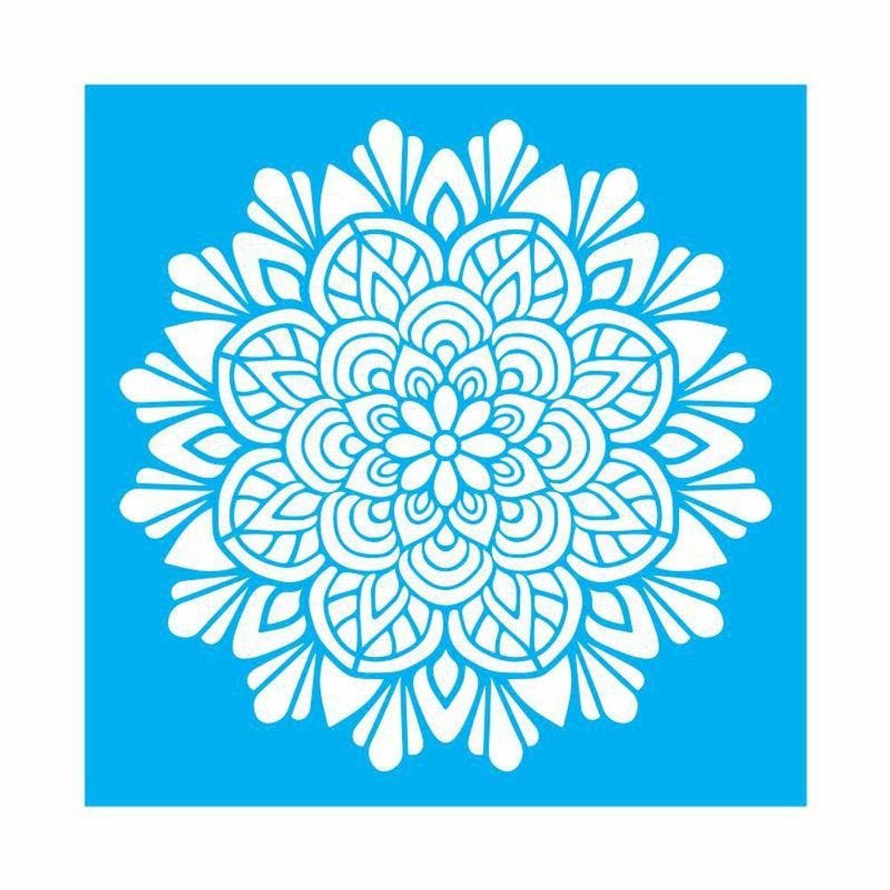 Stencil Tamako Mandala - 30X30Cm - Ref 9513