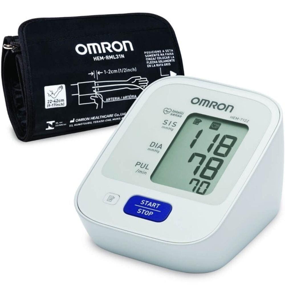 Aparelho Medidor De Pressão Digital De Braço Hem-7122 Omron