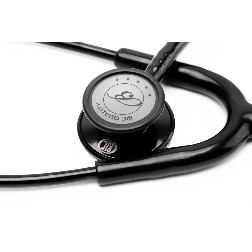 Estetoscópio Bic Adulto Duplo Inox Preto All Black Es1507