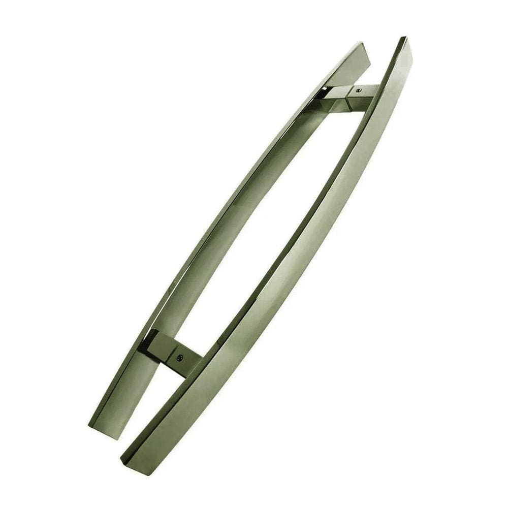 Puxador Porta Pivotante Inox Bronze Curvo Italy - 80 Cm