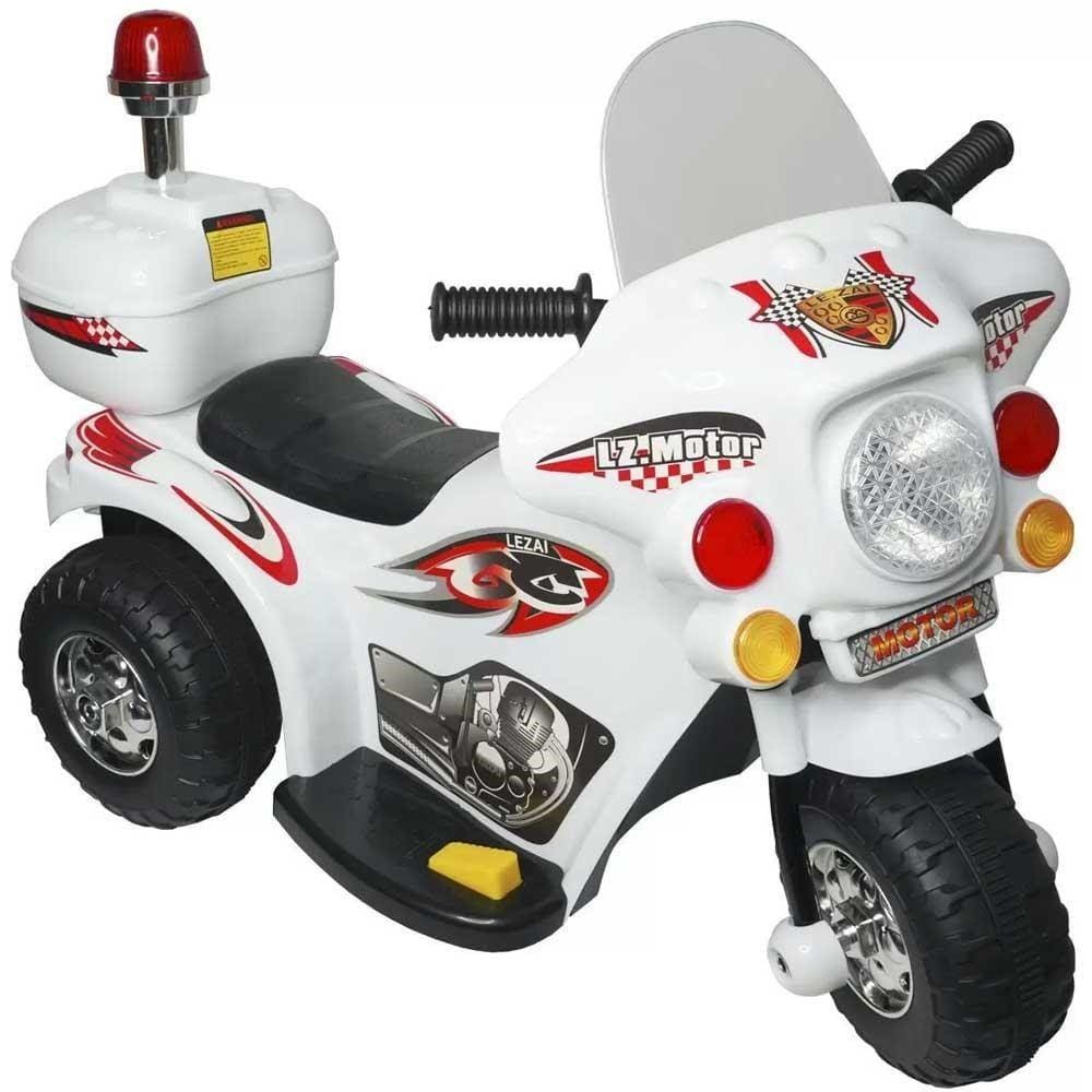 Mini Moto Elétrica Infantil Importway BW002-B Branco