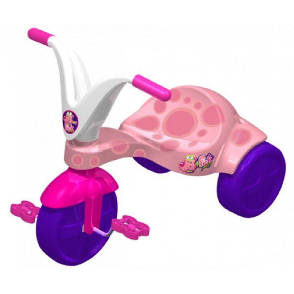 Motinho Triciclo infantil rosa motoca desenho unicórnio - Xalingo