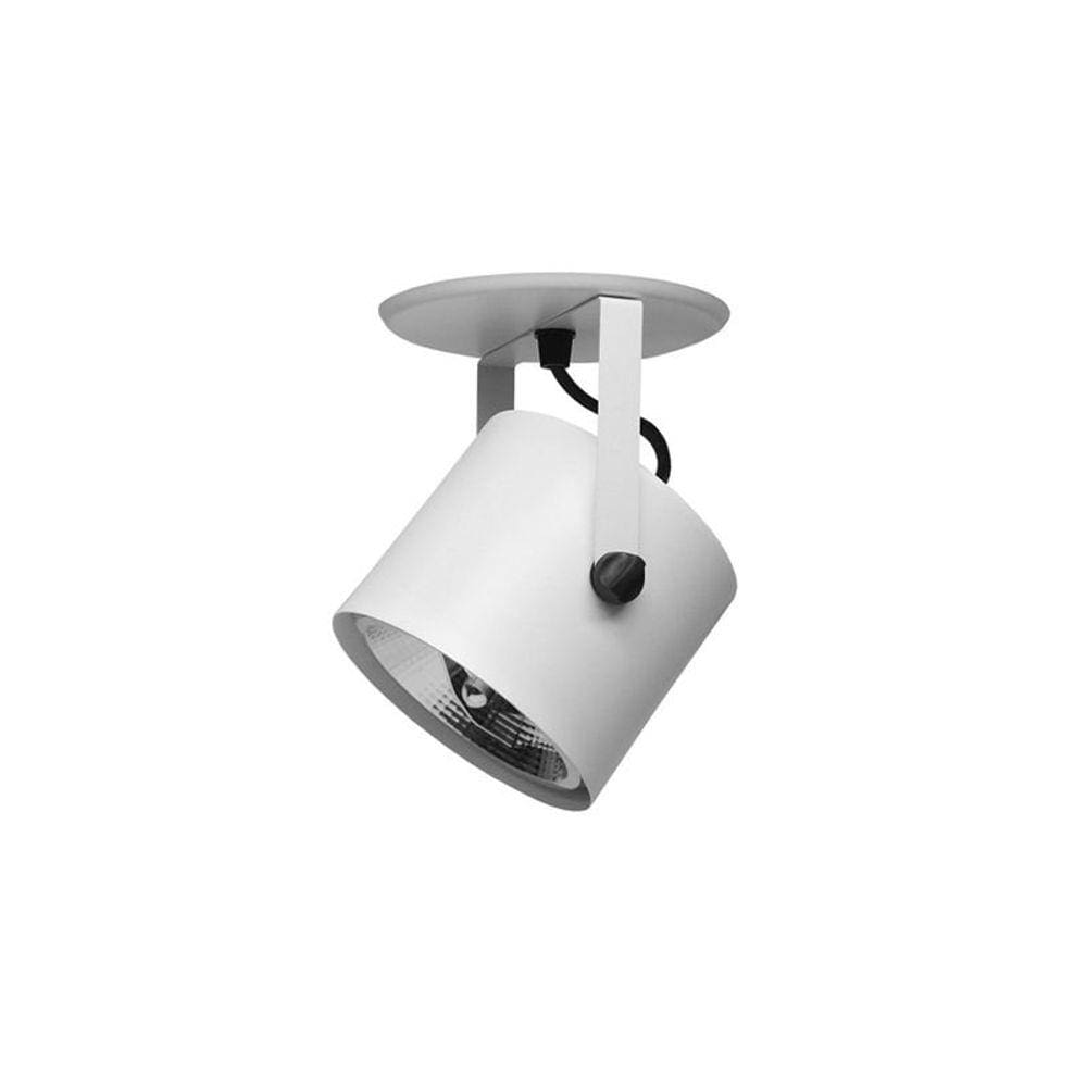 Spot Móvel Taschibra Cannon para 1 Lâmpada AR111 GU10 Bivolt Branco