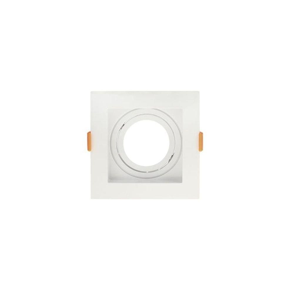 Spot de Embutir Recuado Taschibra Conecta para Lâmpada MR16 Quadrado Branco