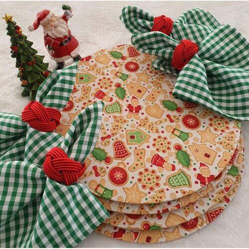 Kit Biscoitinho de natal jogo americano | Extra Kit Biscoitinho de natal jogo americano | Extra