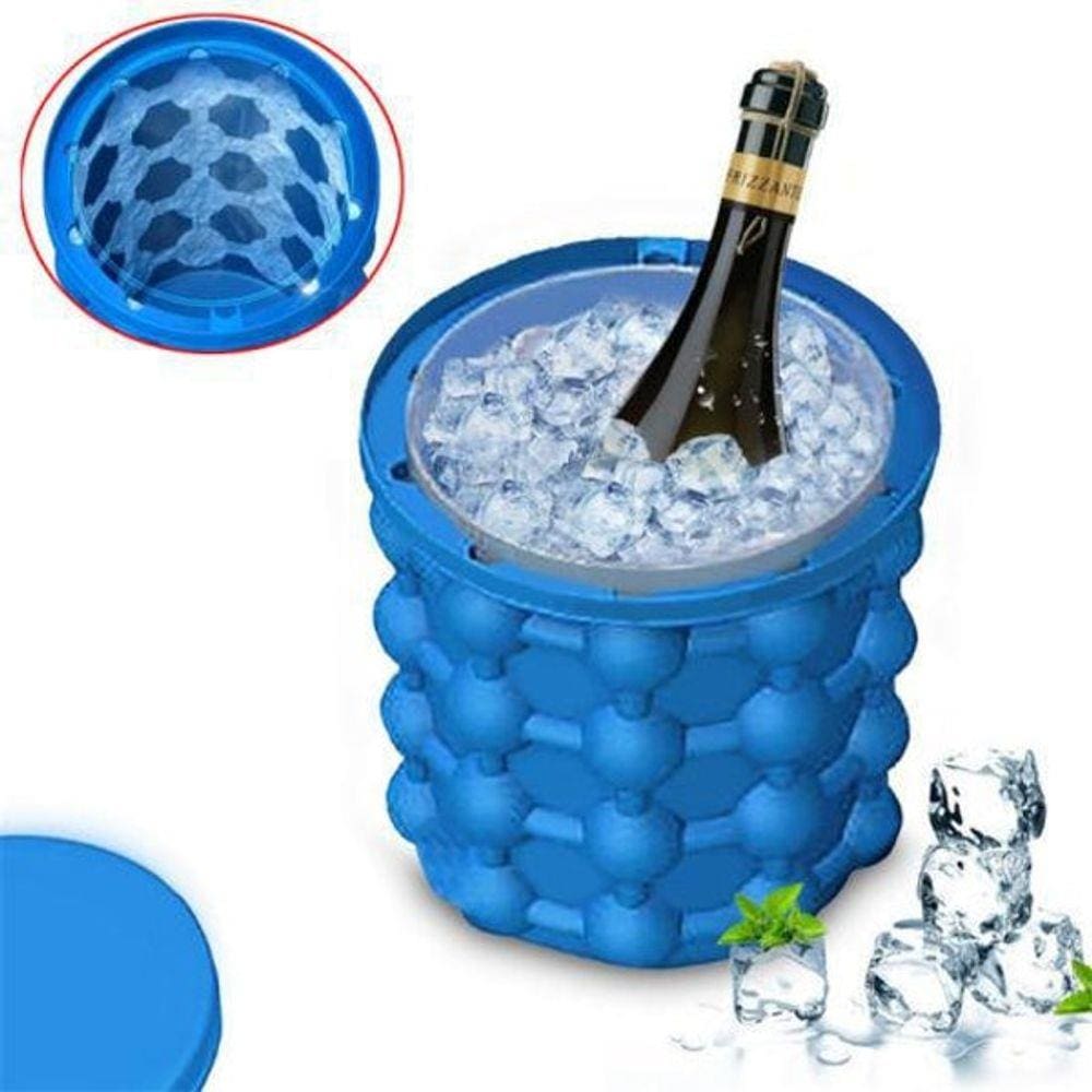 Mine Balde Forma De Gelo Silicone 120 Cubos De Gelos