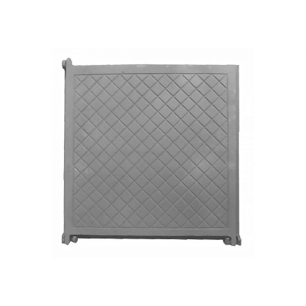 Tampão Chão Articulado Ferro Cadeado Cisterna 50x50cm