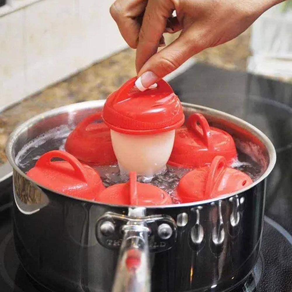 Forma De Silicone Para Cozinhar Ovos Sem Casca Magic Egg
