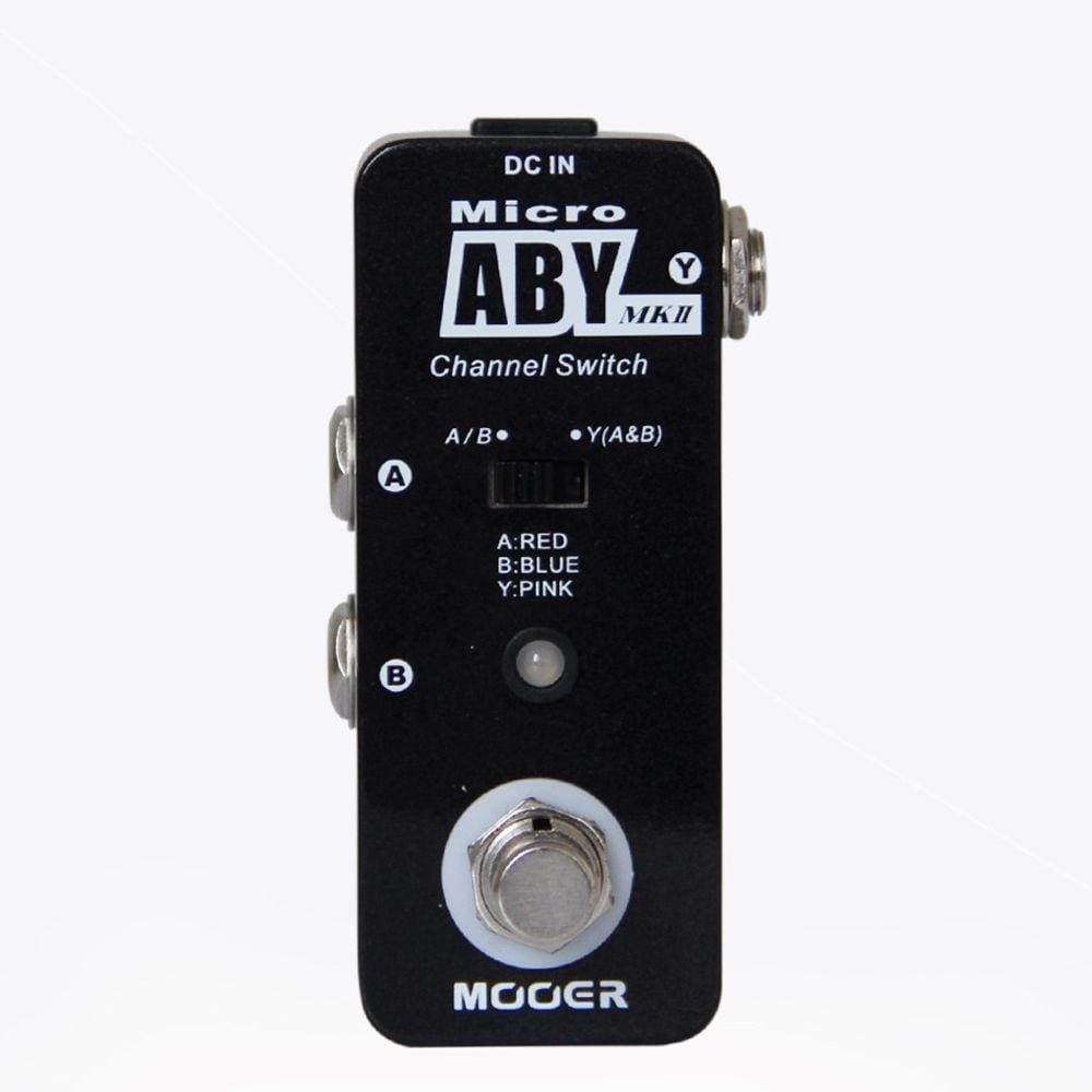 Pedal comutador guitarra Mooer ABY MK2 Nova versão