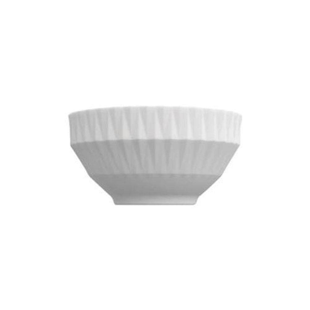 Bowl De Porcelana Diamante Branco 12 Cm