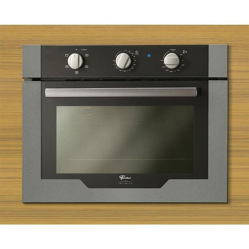 Forno Elétrico De Embutir Fischer 50L Infinity Inox 127V