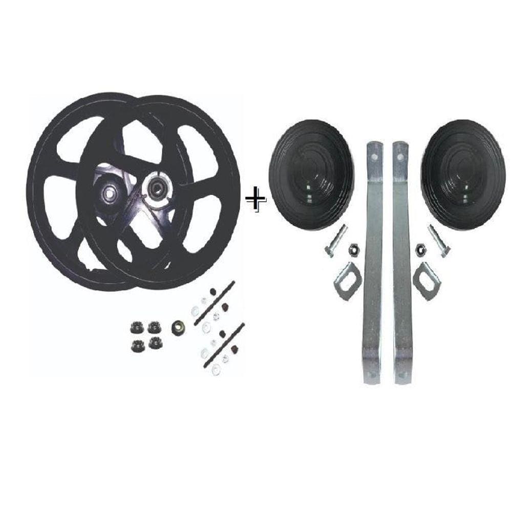 Aro Bike Infantil Aro 16 Nylon+ Roda Lateral, Preto.