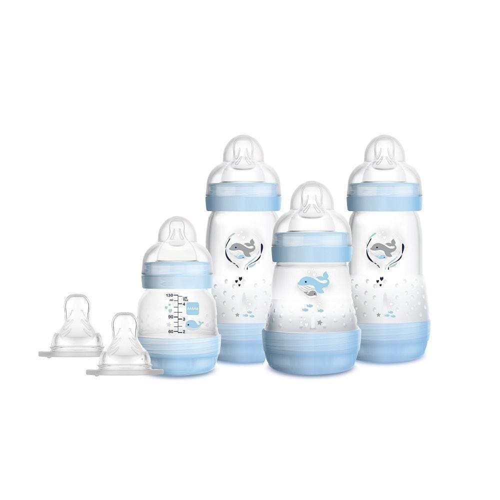 Coleção Mamadeiras Safari Easy Start Azul Mam