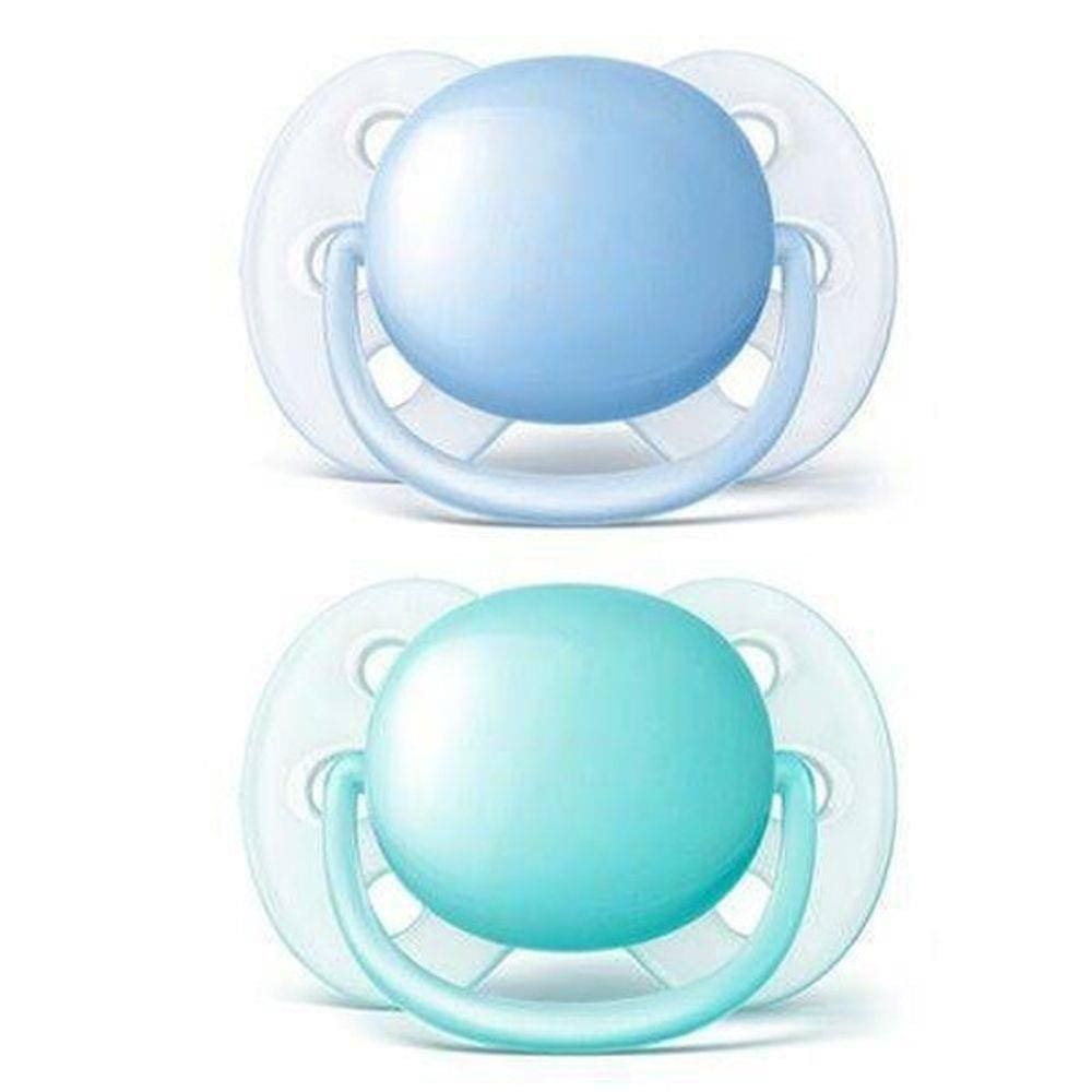 Chupeta Ultra Soft Lisa - 6-18 Meses Menino