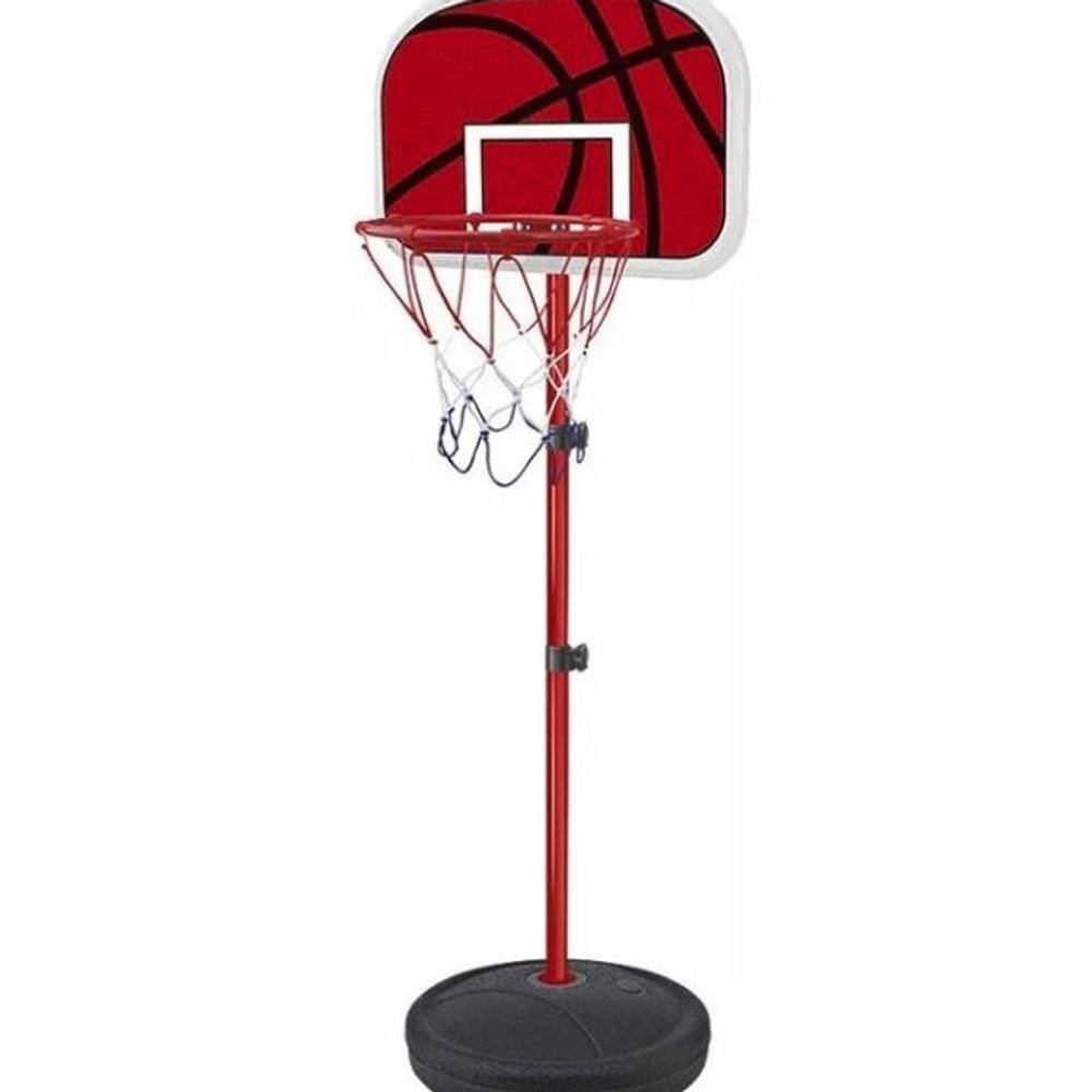 Cesta de basquete infantil ate 2,02 m com bola inclusa