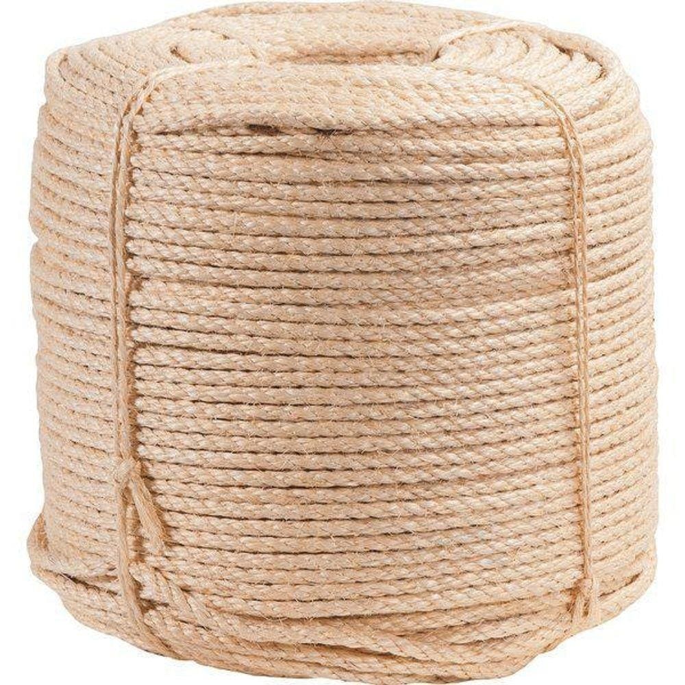Corda De Sisal 6Mm Torcida 3 Pernas 220 M Vonder