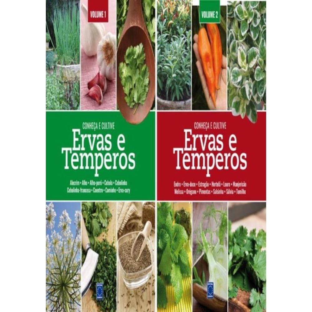 Colecao Ervas E Temperos - Conheca E Cultive (2 Volumes)