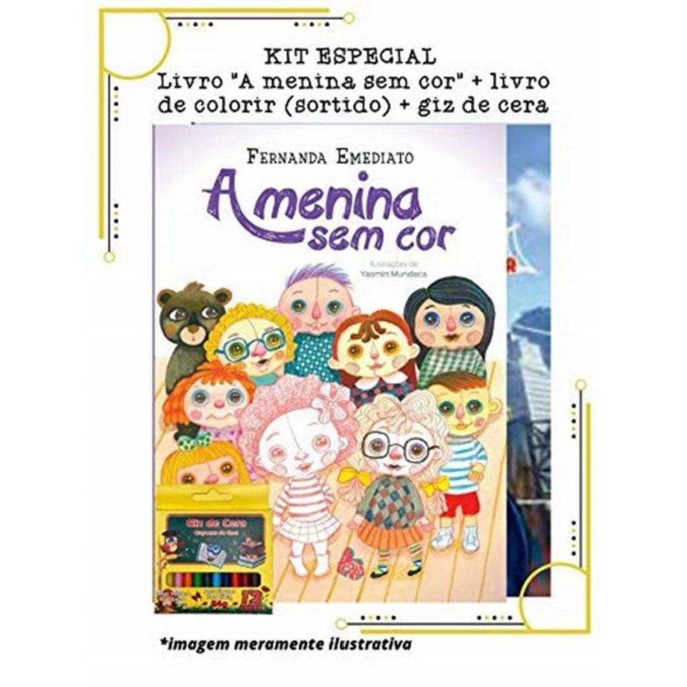 Menina Sem Cor, A Edicao Especial - Acompanha Livro De Colorir Da Frozen E Giz De Cera