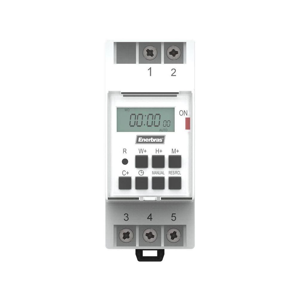 Temporizador Digital 127V P/ Trilho Din
