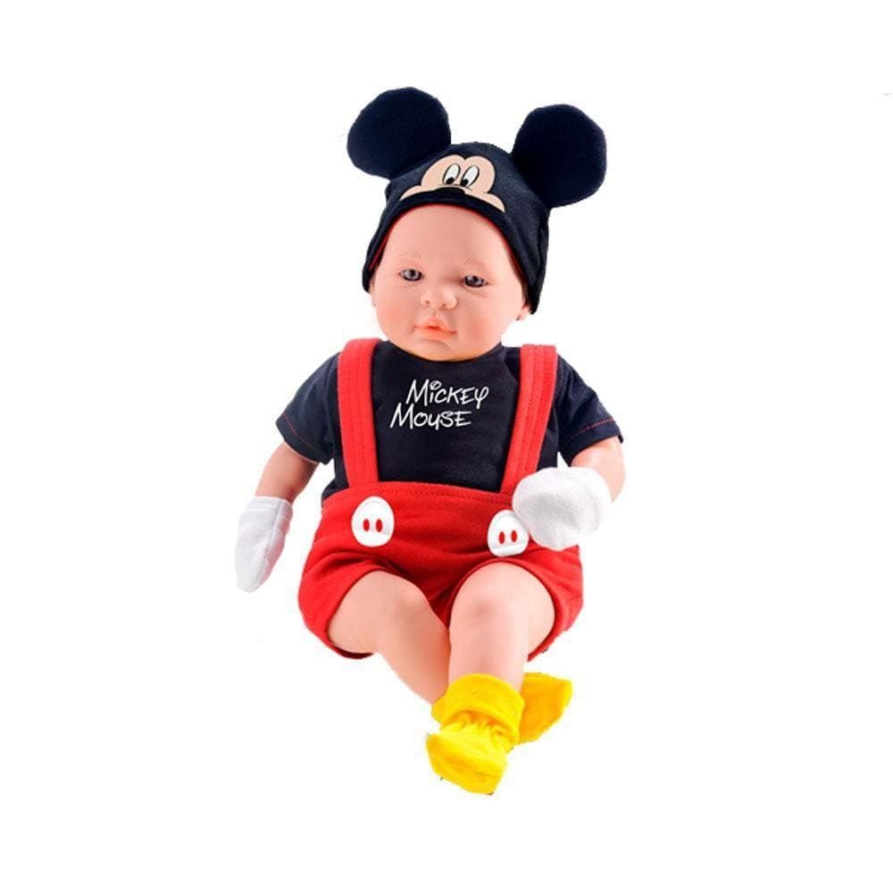 Boneco Mickey Mouse - Recém Nascido Roma Brinquedos