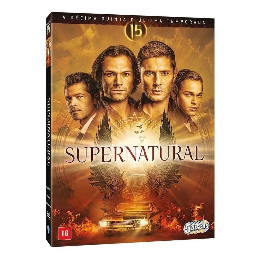 Box: Supernatural - 15ª Temporada Completa Legítimo - 5 Dvds