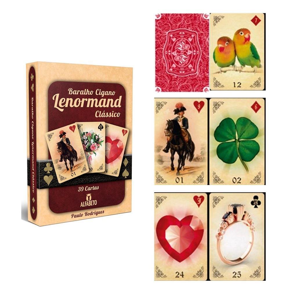 Baralho Cigano Gilded Reverie Lenormand