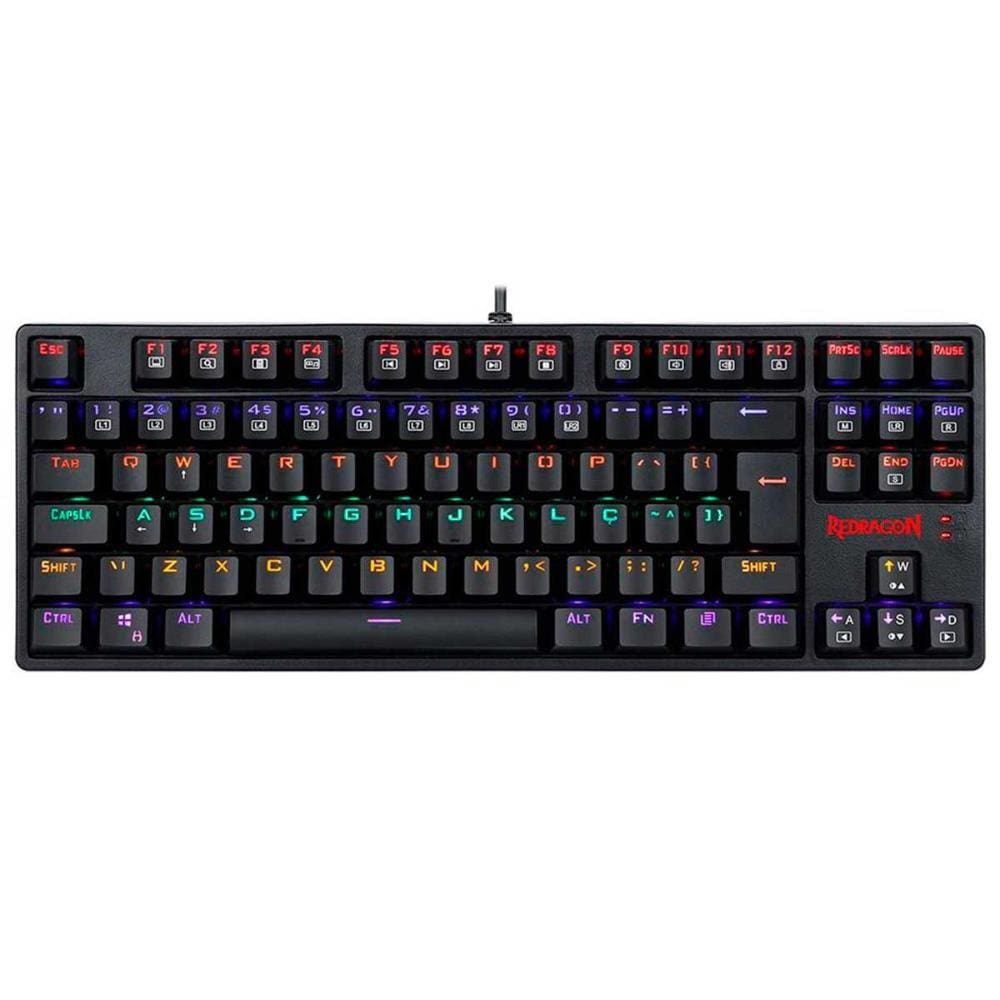 Teclado Mecânico Gamer Redragon Daksa - ABNT2 - Switch Outemu MK2 Vermelho - K576R-1 PT-RED