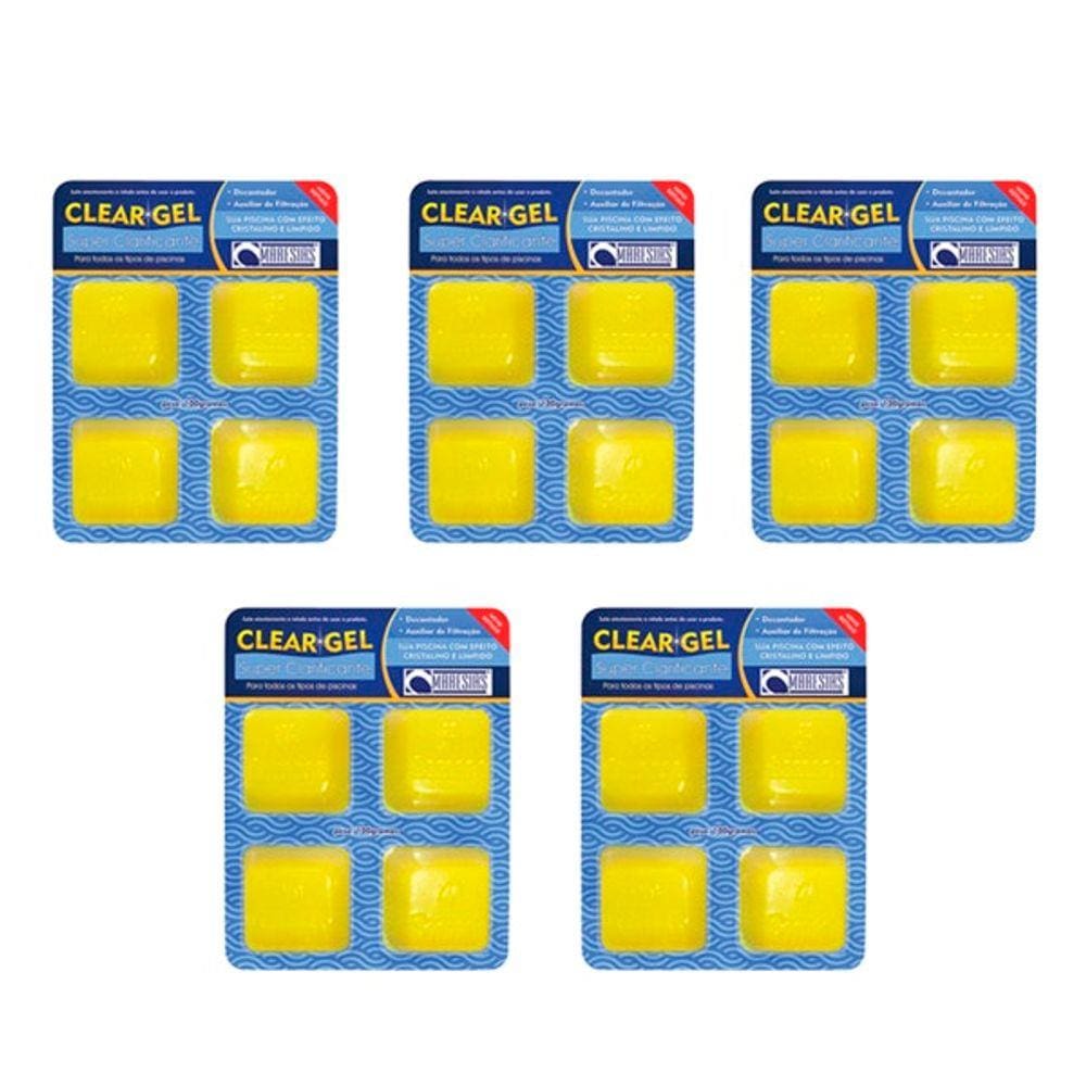 Kit 5 Super Clarificante Clear Gel Maresias 100g