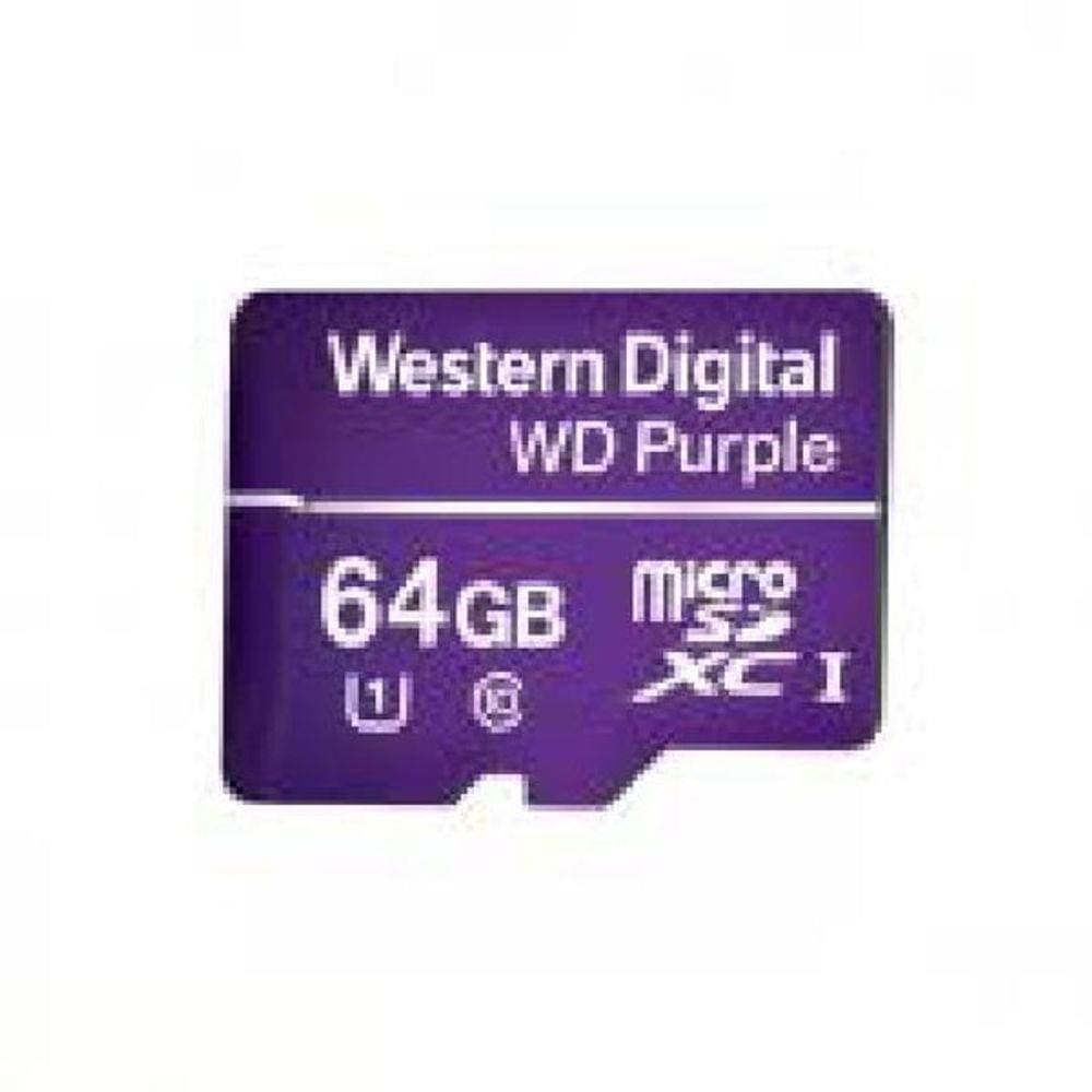 Cartao De Memoria Micro Sd 64 Gb Wd Purple