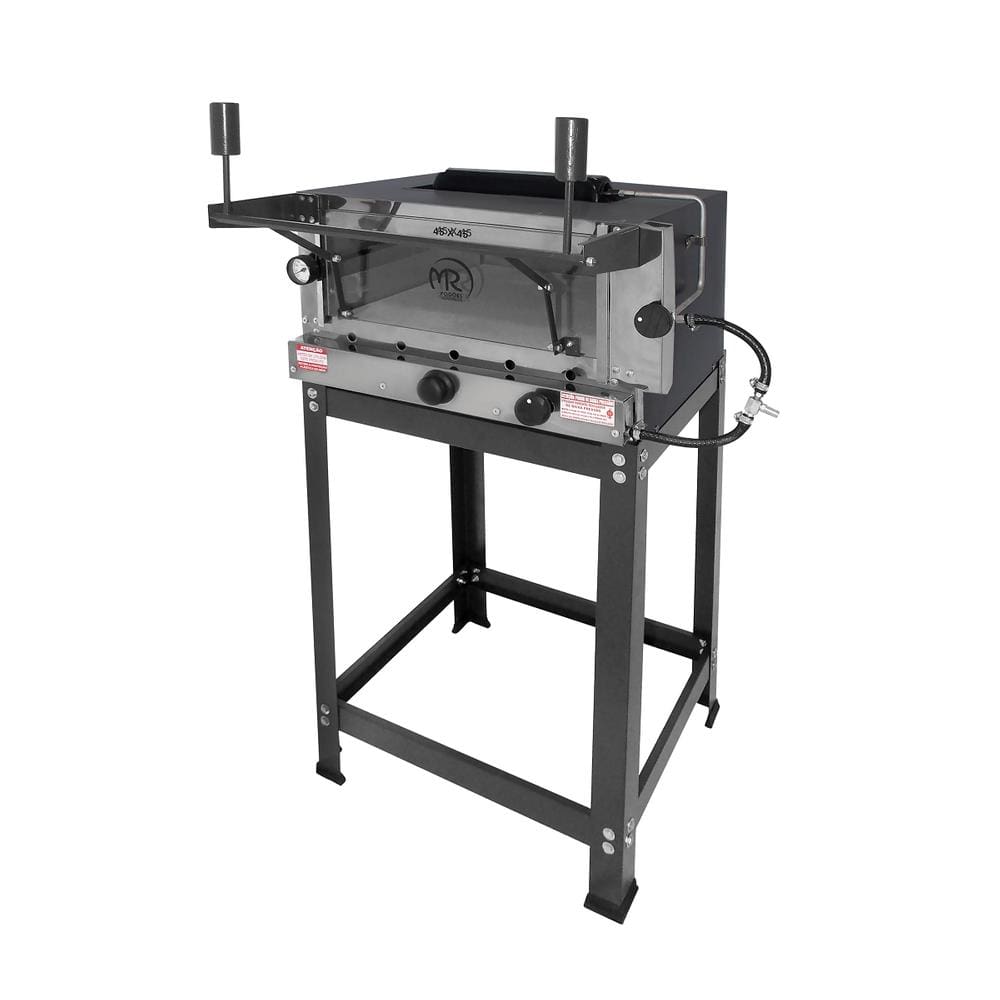 Forno Pizza Pedra Refratária Infravermelho A Gás 45x45 Mr Fogões