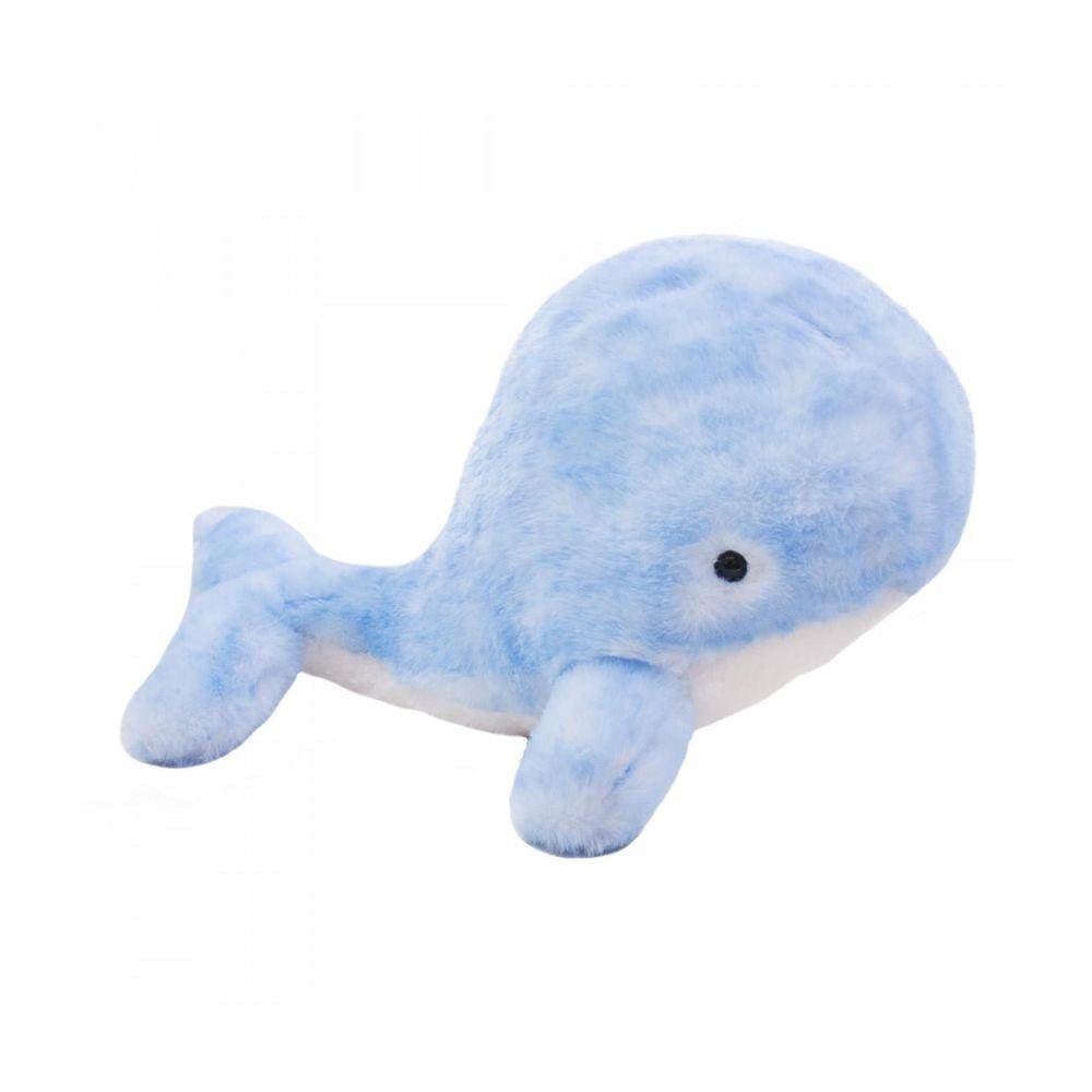 Baleia De Pelúcia Azul 35 Cm Antialérgica Legítimo Fofy Toys