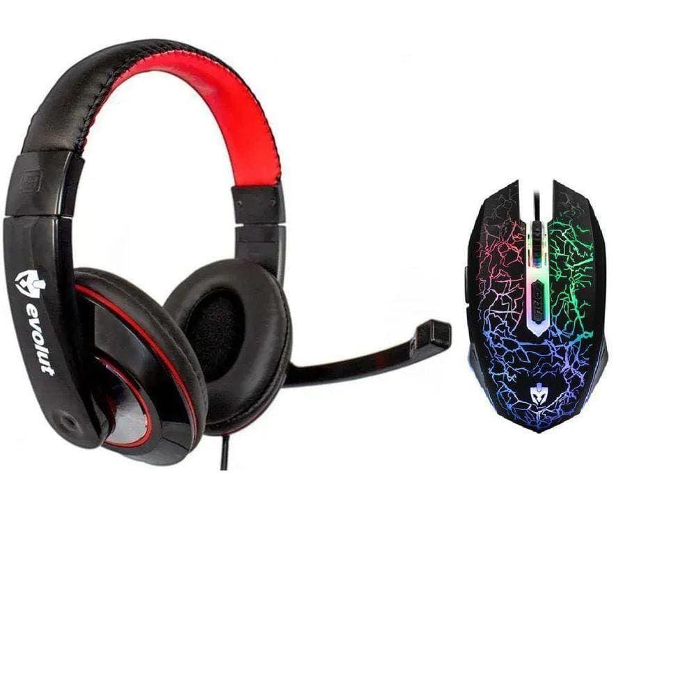 Kit Fone Gamer Thardus Eg302/Mouse Game Rayden Eg104