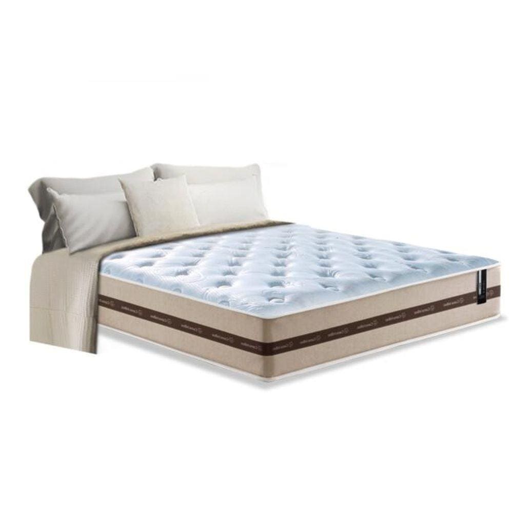 Colchão de Molas King Cama inBox Pró Smart 193x203x22 Bege