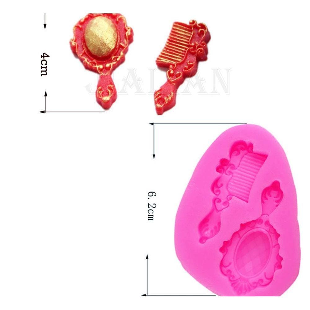Molde De Silicone Pente E Espelho