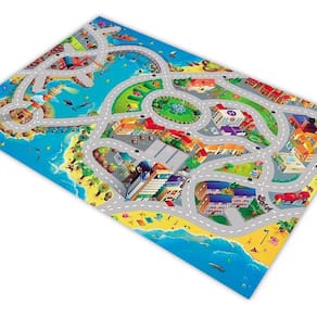 Pista Tapete Hot Wheels Grande Cidade P/ Carrinhos 150cm - Final