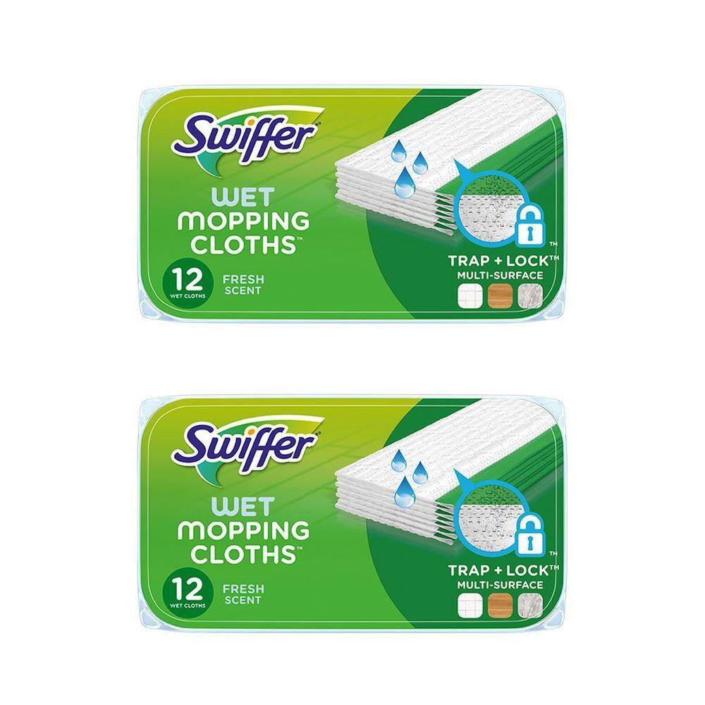 Swiffer Toalhas Umedecidas P Limpeza De Pisos Refil 2 Un.