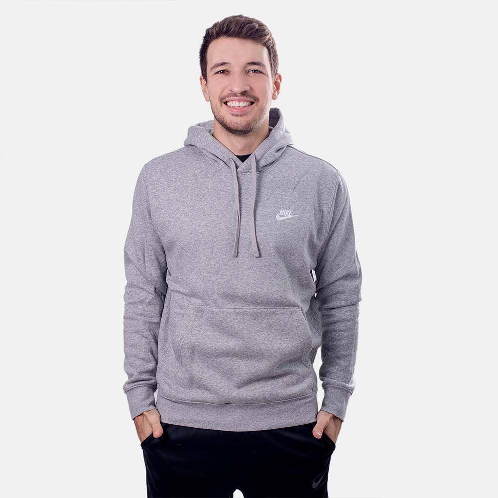 blusão nike sportwear club moletom com capuz basic