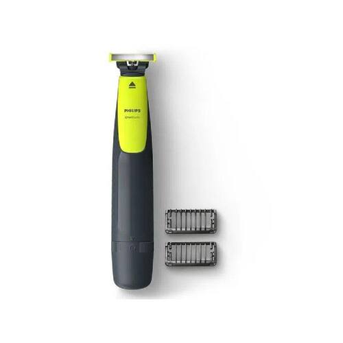 Aparador Philips Oneblade com 2 Pentes - Cinza e Verde - Bivolt - QP2510/15