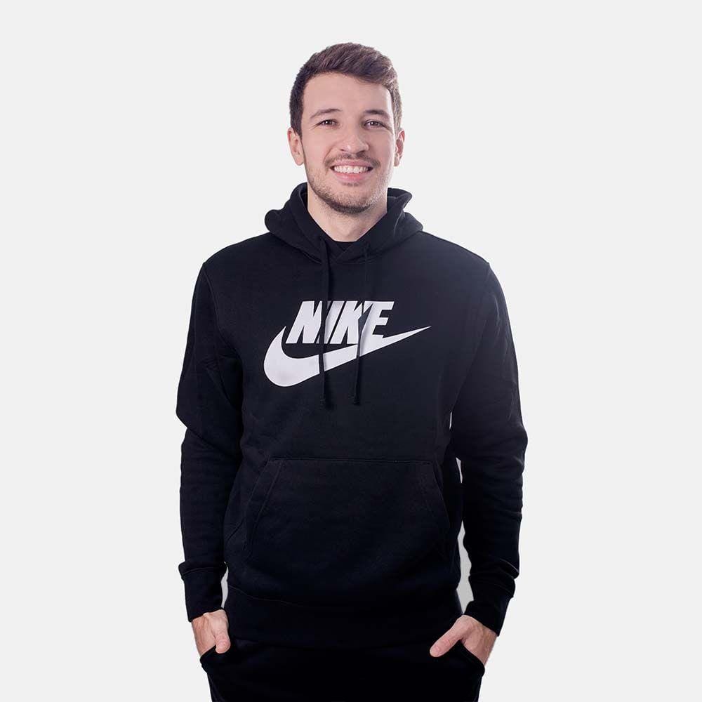 nike m nsw club moletom com capuz po bb gx