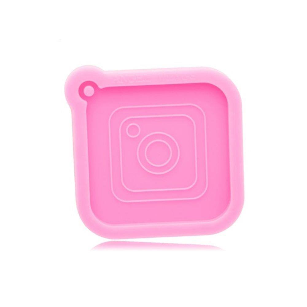 Molde De Silicone Instagram Rede Social Chaveiro