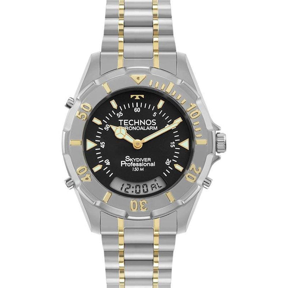 Relógio Technos Masculino Skydiver Bicolor - T20557S/5P