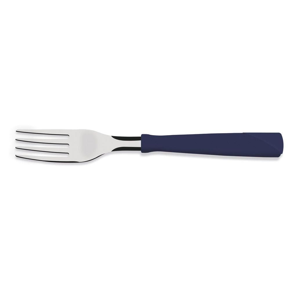 Garfo de Mesa Tramontina New Kolor com Lâmina em Aço Inox e Cabo de Polipropileno Azul Tramontina