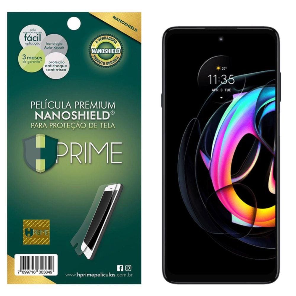 Película Anti Impact NanoShield Hprime Motorola Edge 20 Lite