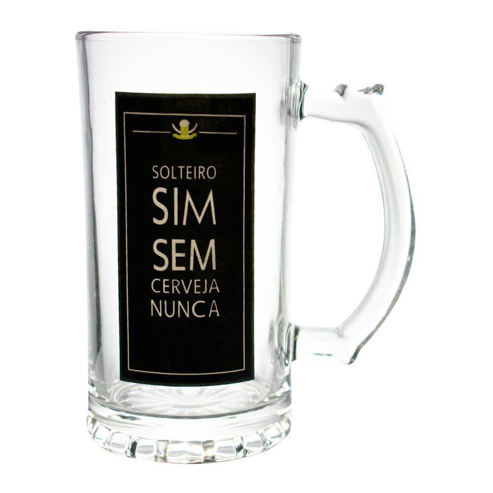 Caneca de Chopp Cerveja 450ml Solteiro - Casambiente